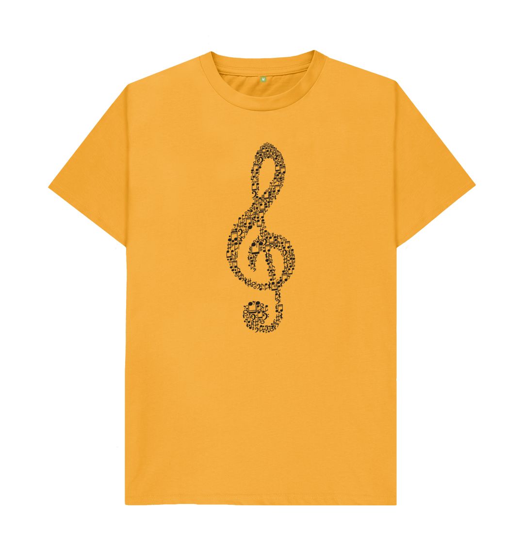 Treble Clef Notes T-Shirt Other - Sound Shirts