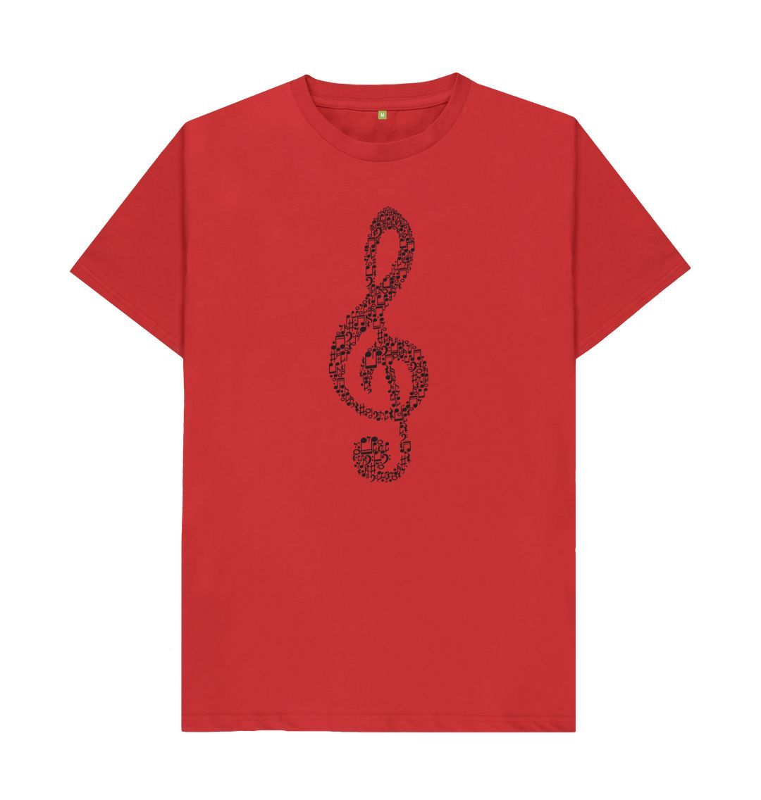 Treble Clef Notes T-Shirt Other - Sound Shirts