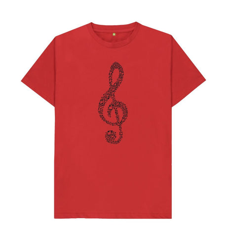 Treble Clef Notes T-Shirt Other - Sound Shirts