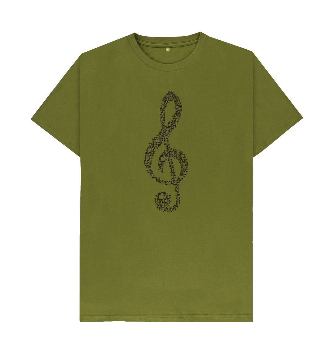 Treble Clef Notes T-Shirt Other - Sound Shirts