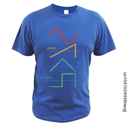 Vintage Analog VCO Waveforms T-Shirt Synth - Sound Shirts