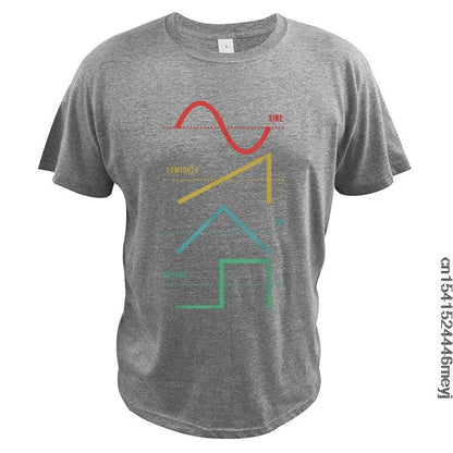 Vintage Analog VCO Waveforms T-Shirt Synth - Sound Shirts